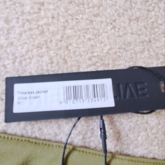 Oner Active Timeless Jacket Olive Green  Activewear Zip Front Top - Picture 6 of 15